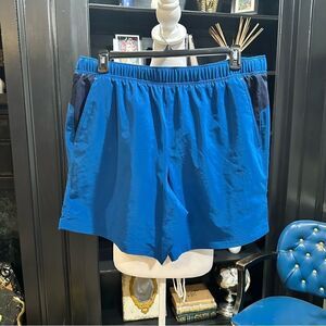 Eddie Bauer Swift MYTH Activewear Shorts 9" Inseam Pacific Blue Size XL